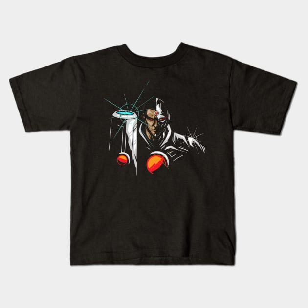 Silver Fists Kids T-Shirt by StevenToang